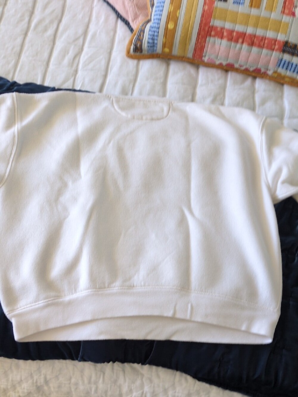 J. Crew White Crewneck Sweatshirt, Small - Picture 10 of 15